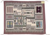 RARE NAVAJO LARGE SAMPLER RUG