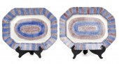 RARE NEAR PAIR OF 19TH C. SPAT