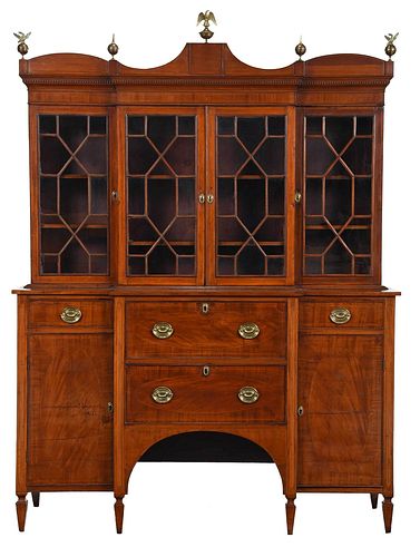 RARE NEW ENGLAND FEDERAL MAHOGANY