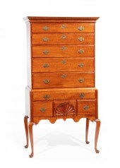 RARE NEW ENGLAND QUEEN ANNE TI