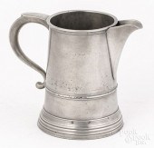 RARE NEW YORK PEWTER SPOUTED Q
