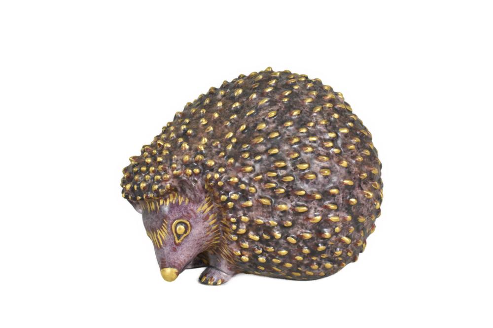 RARE NYMPHENBURG PORCELAIN HEDGEHOG