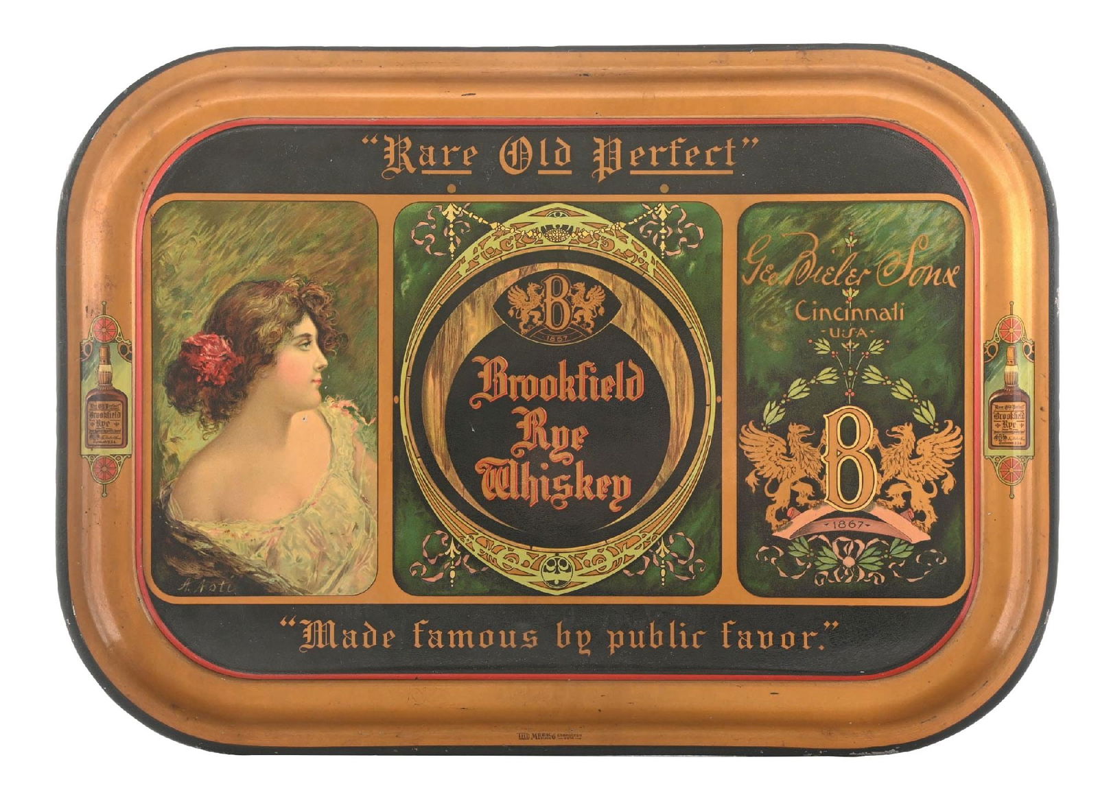 RARE OLD PERFECT BROOKFIELD RYE