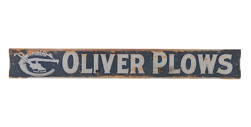 RARE OLIVER PLOWS WOOD