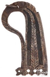 RARE ORNATE WROUGHT IRON STRIK