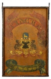 Rare painted tailor's trade si