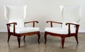 RARE PAIR ITALIAN WALNUT OPEN