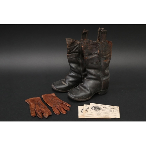 Rare pair of antique 19th century