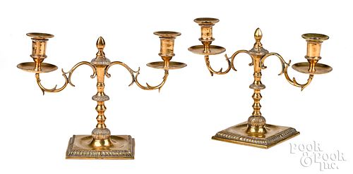 RARE PAIR OF ENGLISH BELL METAL