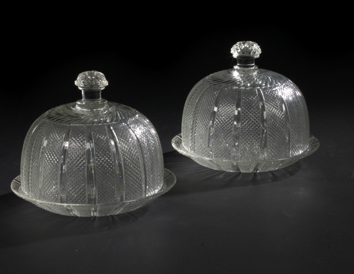 Rare Pair of George IV Cut Glass