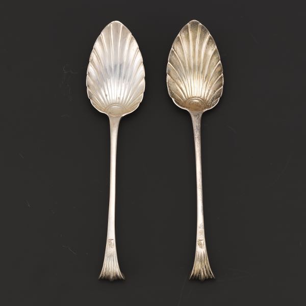 RARE PAIR OF IRISH STERLING