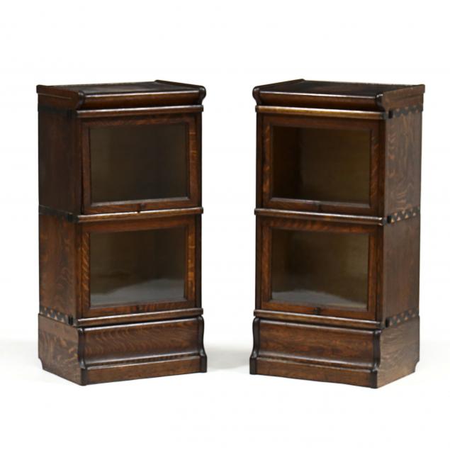 RARE PAIR OF MACEY HALF-STACK