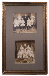RARE PAIR OF PHOTOS OF TUG-OF-