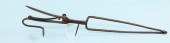 RARE PAIR OF STEEL EMBER TONGS