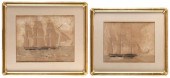 RARE PAIR OF WHALING SCENES 19