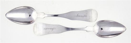 Rare pair Southern coin silver