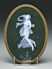 Rare pate-sur-pate plaque, all