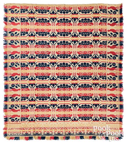RARE PENNSYLVANIA JACQUARD