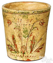 RARE PENNSYLVANIA SGRAFFITO MU