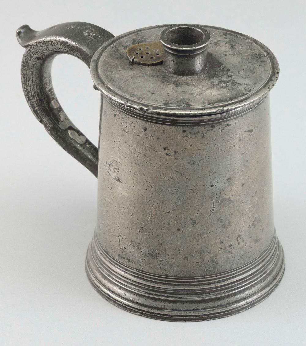 RARE PEWTER INHALER 18TH CENTURY