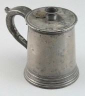 RARE PEWTER INHALER 18TH CENTU