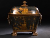 Rare Pontypool Parcel-Gilt Bla