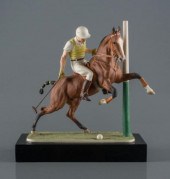 RARE PORCELAIN FIGURE OF POLO