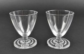 RARE PR. LALIQUE WINE GLASSES