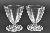 RARE PR. LALIQUE WINE GLASSES