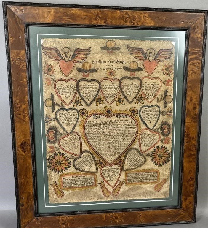 RARE PRINTED "GEISTLICHE UHRWERK"