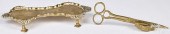 RARE QUEEN ANNE BRASS SCISSOR