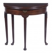 RARE QUEEN ANNE CARD TABLE 18t