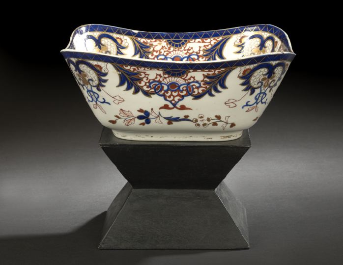 Rare Regency Derby Porcelain Square