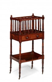 RARE REGENCY YEW WOOD COMBINAT