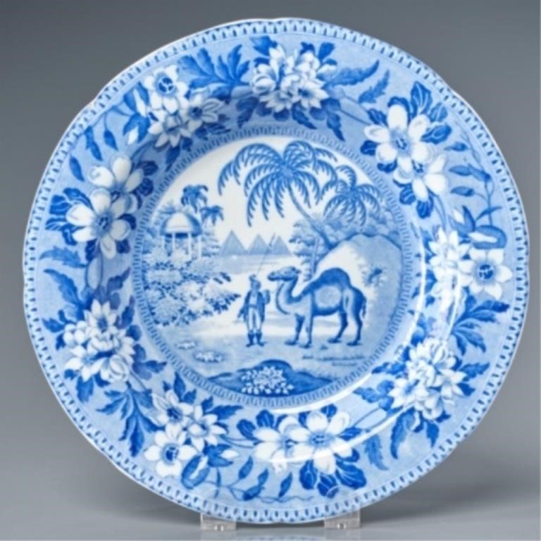 RARE RILEY'S BLUE & WHITE PLATEA