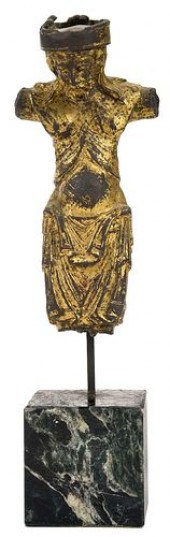 RARE ROMANESQUE CRUCIFIX FIGUR