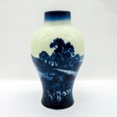 RARE ROYAL DOULTON BLUE FLAMBE