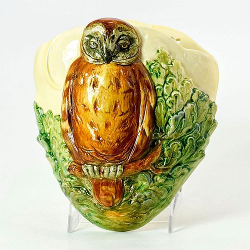 RARE ROYAL DOULTON WALL POCKET, OWL