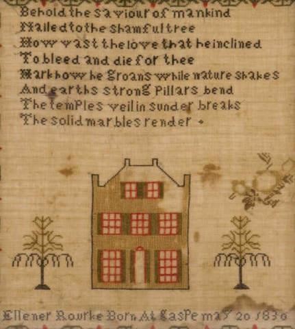 RARE SAMPLER, GASPé, QC, MID 19TH