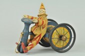 RARE SCHOENHUT CLOWN RIDING CH