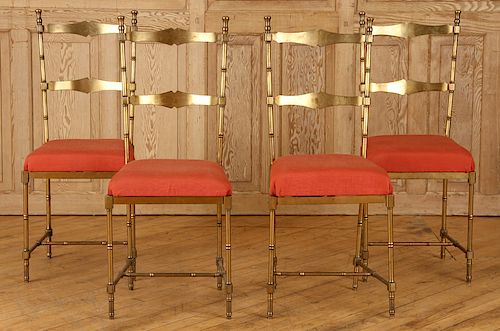 RARE SET 4 SIDE CHAIRS MANNER BILLY
