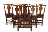 RARE SET (6) ENGLISH CHAIRS -
