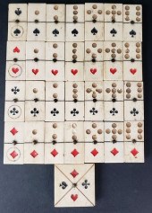 RARE SET OF ANTIQUE POLYCHROME