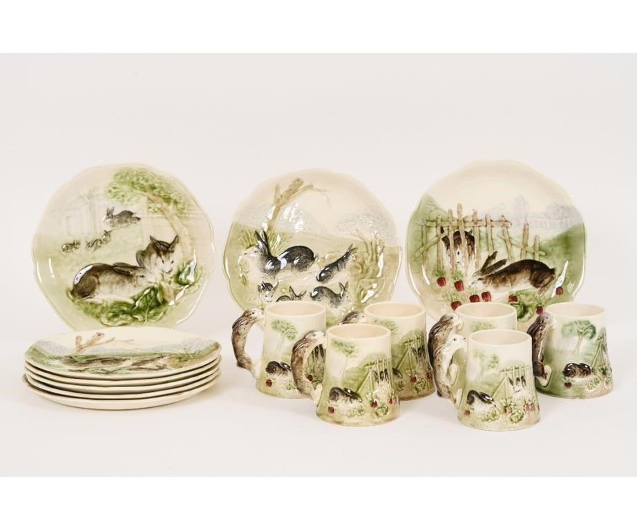 Rare set of eight Higgins &