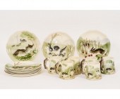 Rare set of eight Higgins & Se