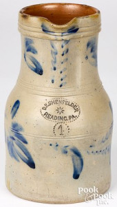 RARE SHENFELDER STONEWARE PITC