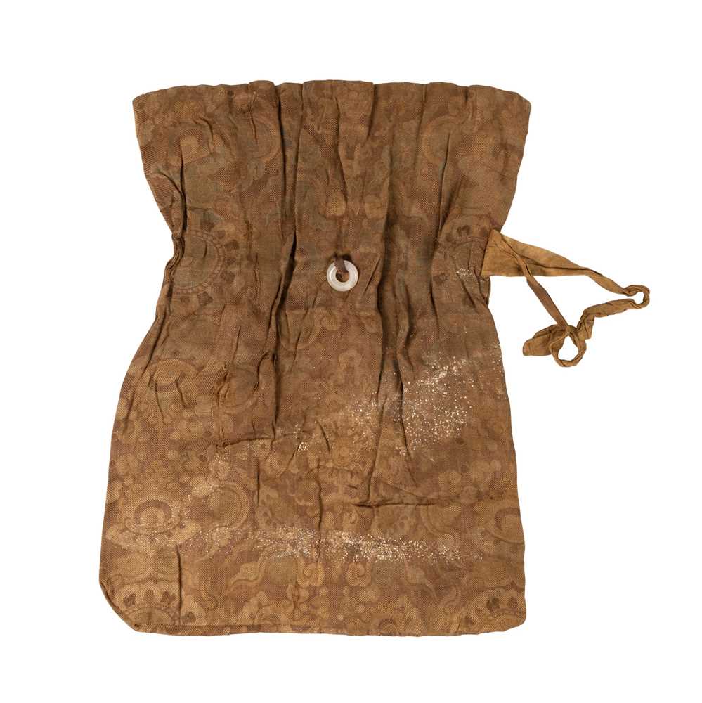RARE SILK WOVEN BAG LIAO DYNASTY,