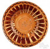 RARE SLIP-DECORATED REDWARE BO