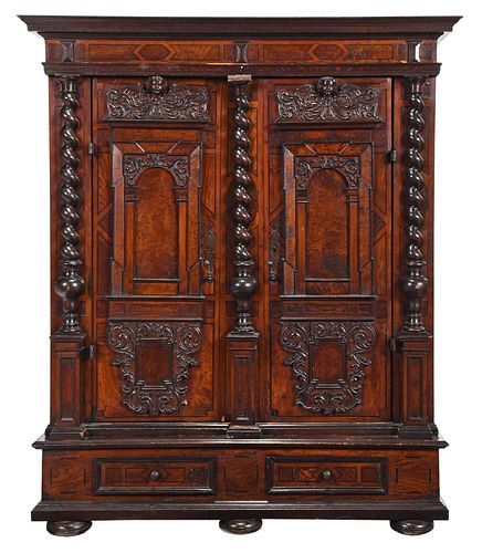 RARE SOUTH GERMAN OAK BURLWOOD PART