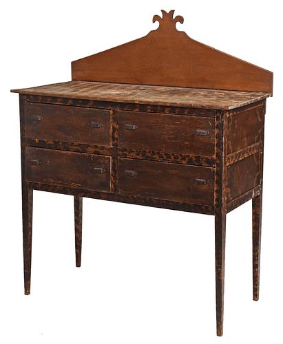RARE SOUTHERN PAINT DECORATED